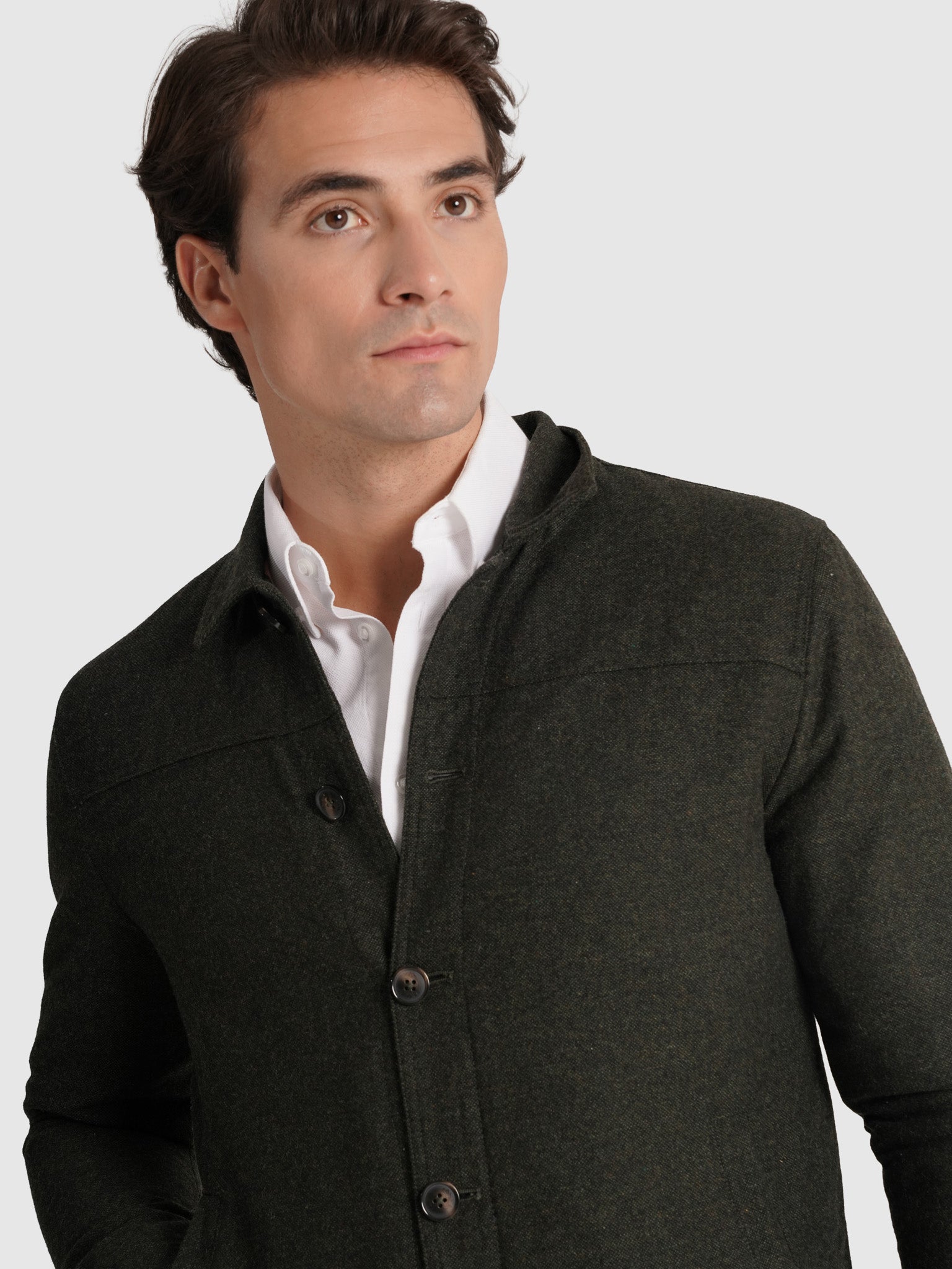 GREEN JACKET REGULAR FIT MR. BLUE