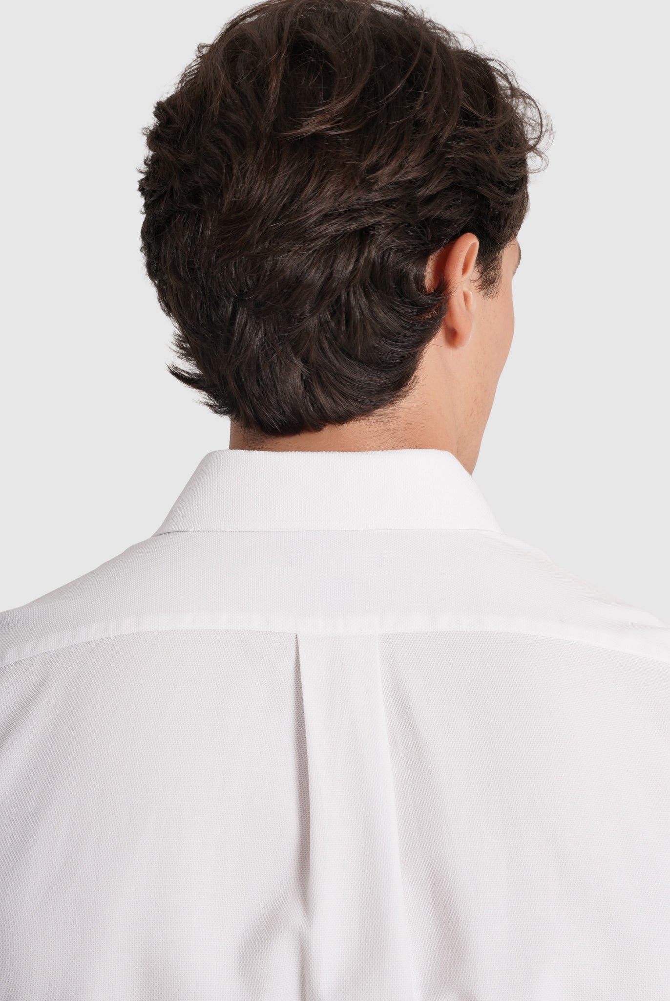 WHITE COTTON SHIRT LONG SLEEVE REGULAR FIT MR. BLUE