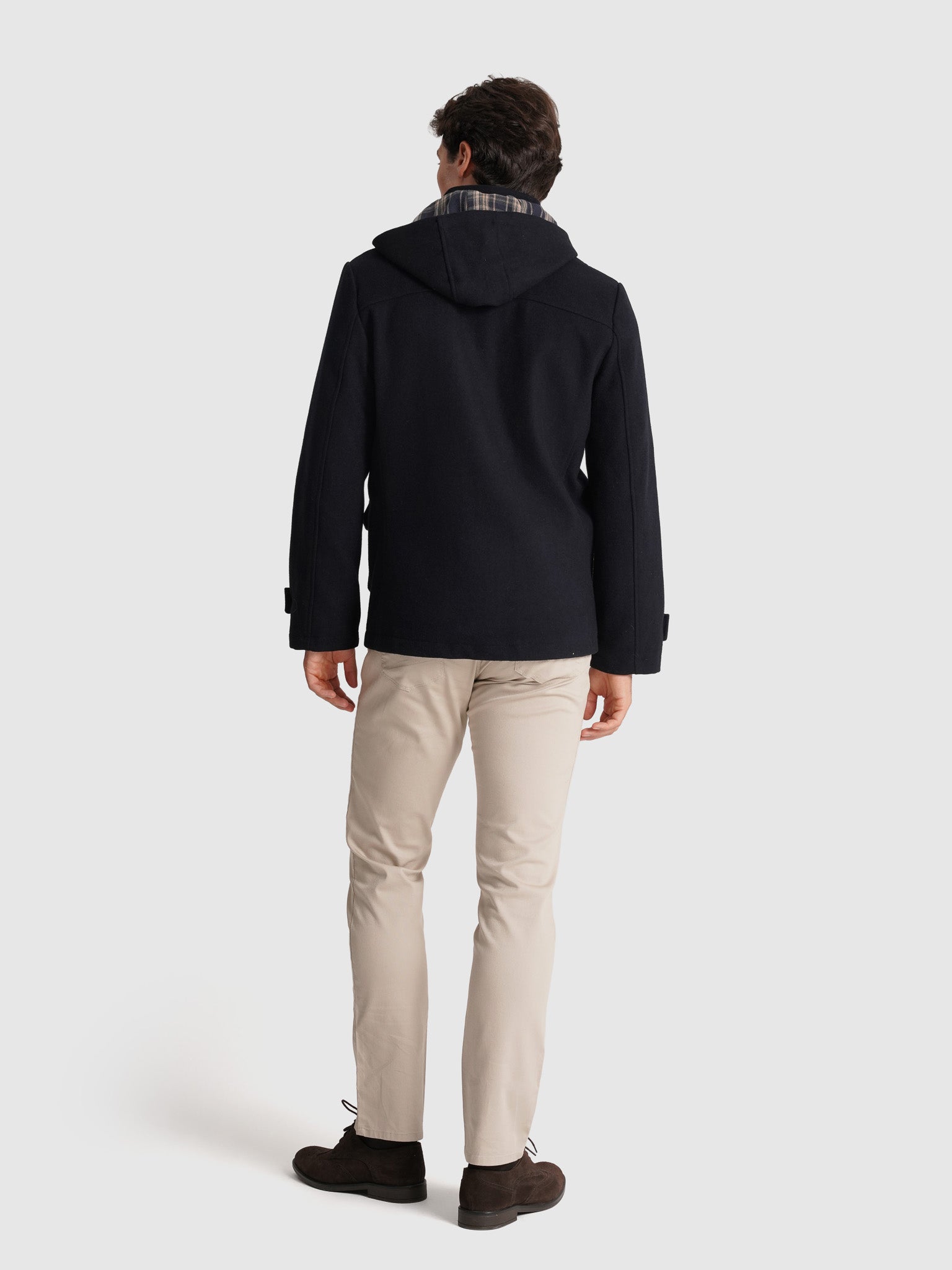 SOBRETUDO AZUL MANGA COMPRIDA REGULAR FIT MR. BLUE