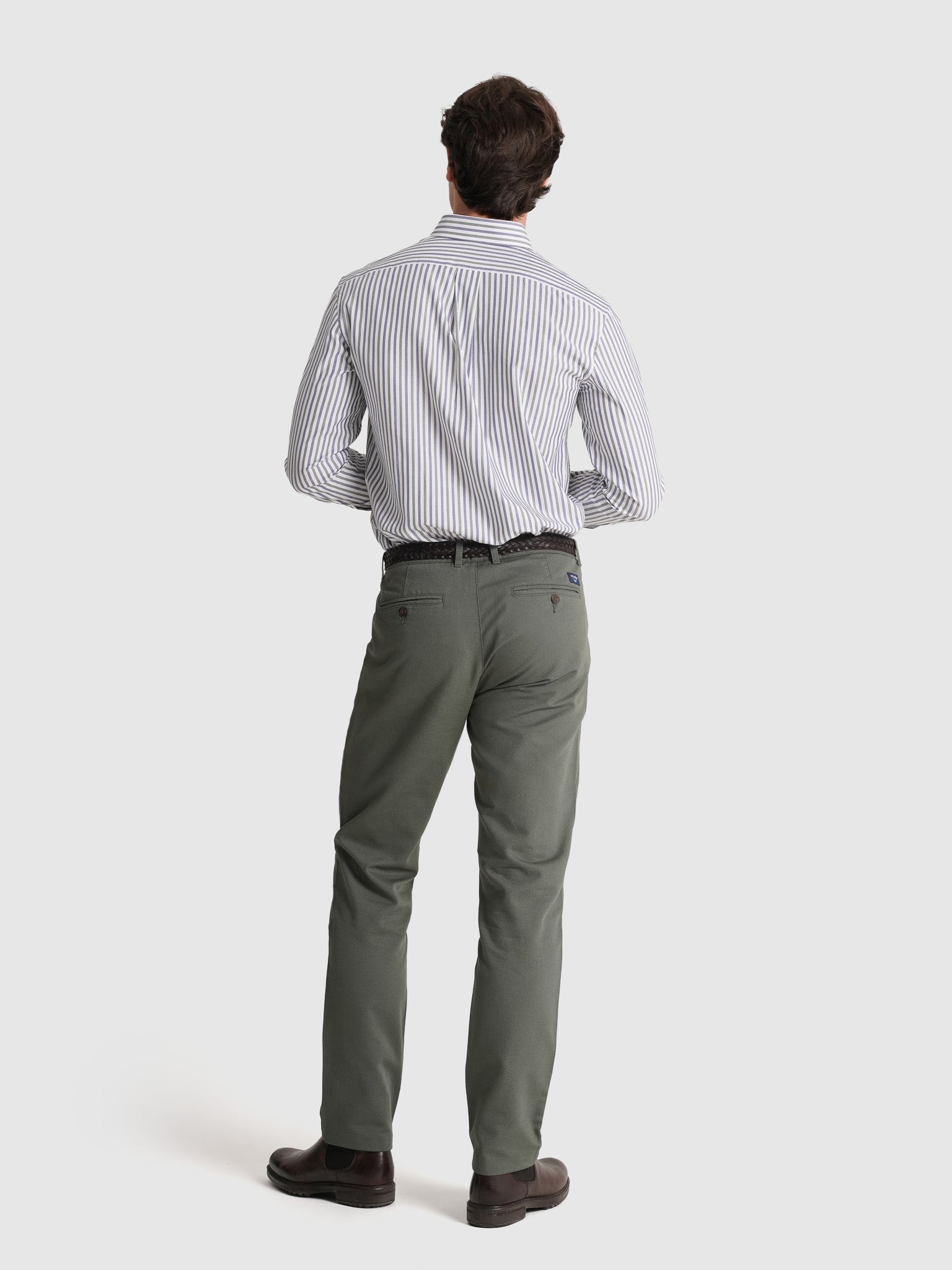BLUE COTTON SHIRT LONG SLEEVE REGULAR FIT MR. BLUE