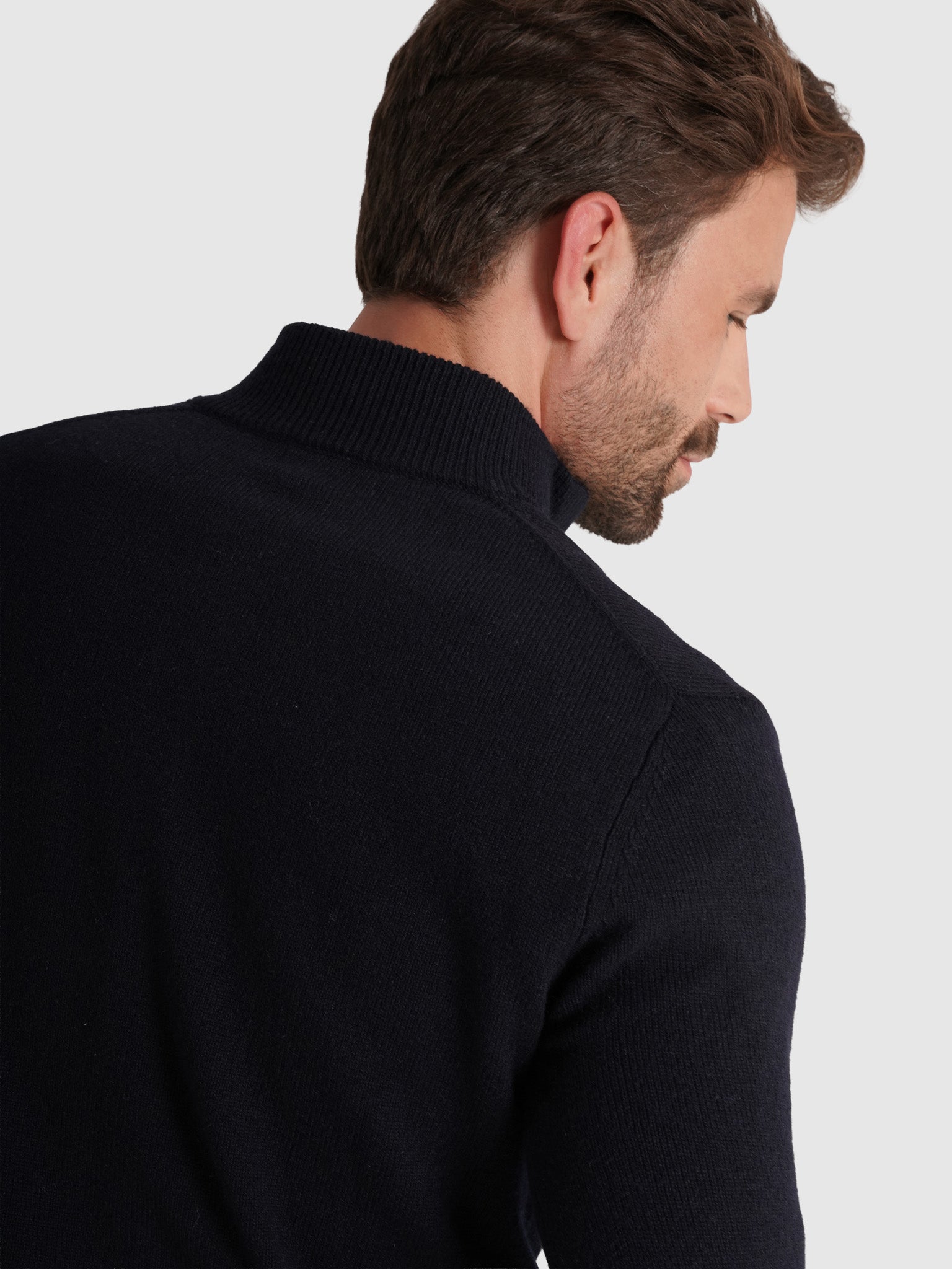 BLUE WOOL PULLOVER LONG SLEEVE REGULAR FIT MR. BLUE