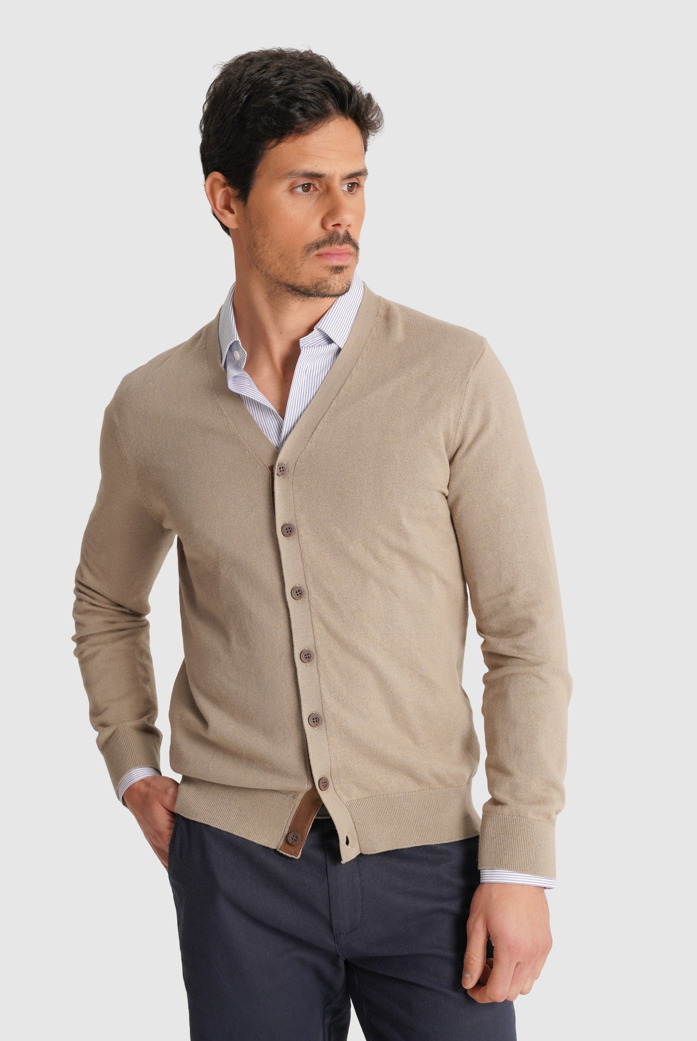 GREEN COTTON PULLOVER LONG SLEEVE REGULAR FIT MR. BLUE