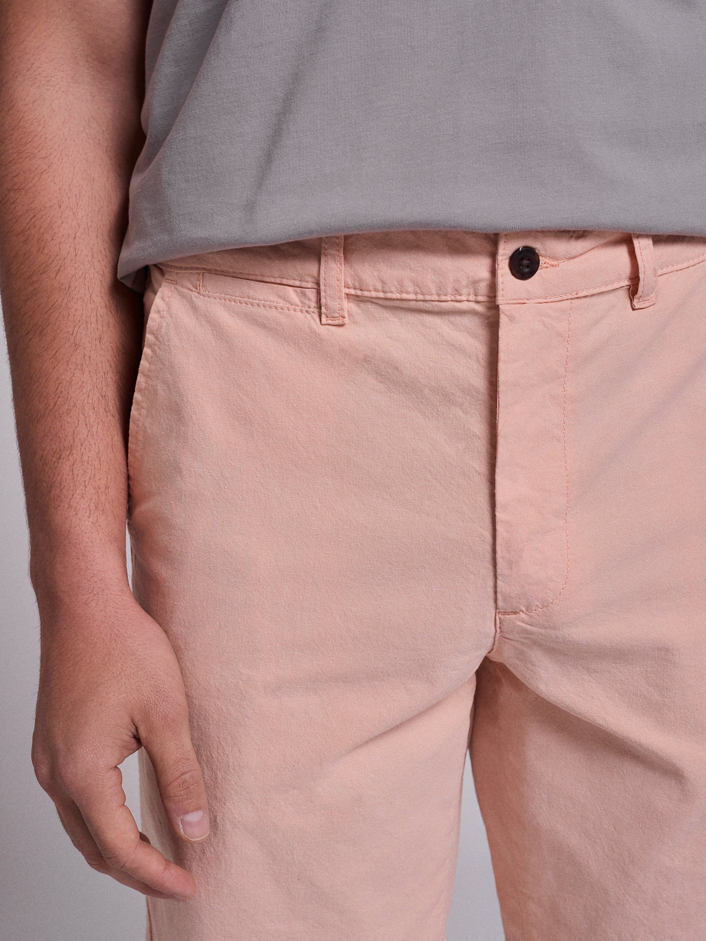 BERMUDA DE ALGODÓN NARANJA REGULAR FIT MR. AZUL