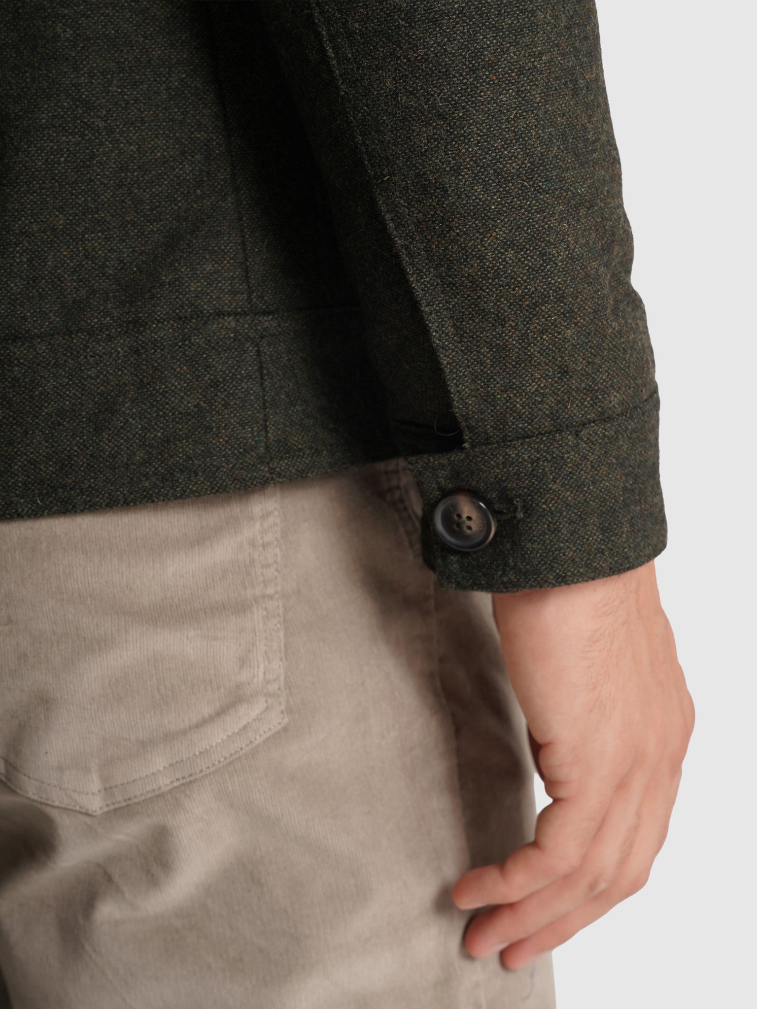 GREEN JACKET REGULAR FIT MR. BLUE