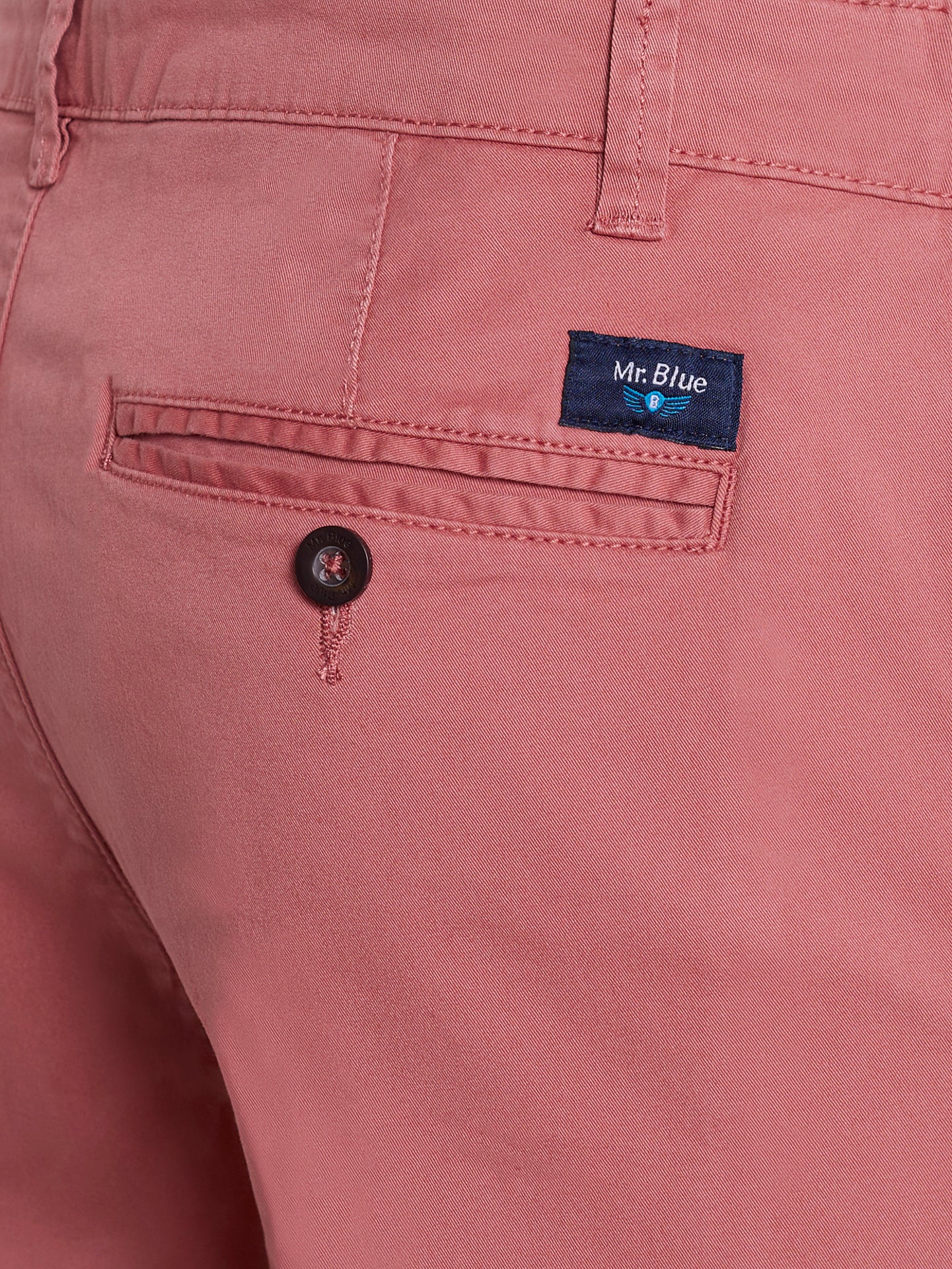 BERMUDA DE ALGODÓN ROSA REGULAR FIT MR. AZUL