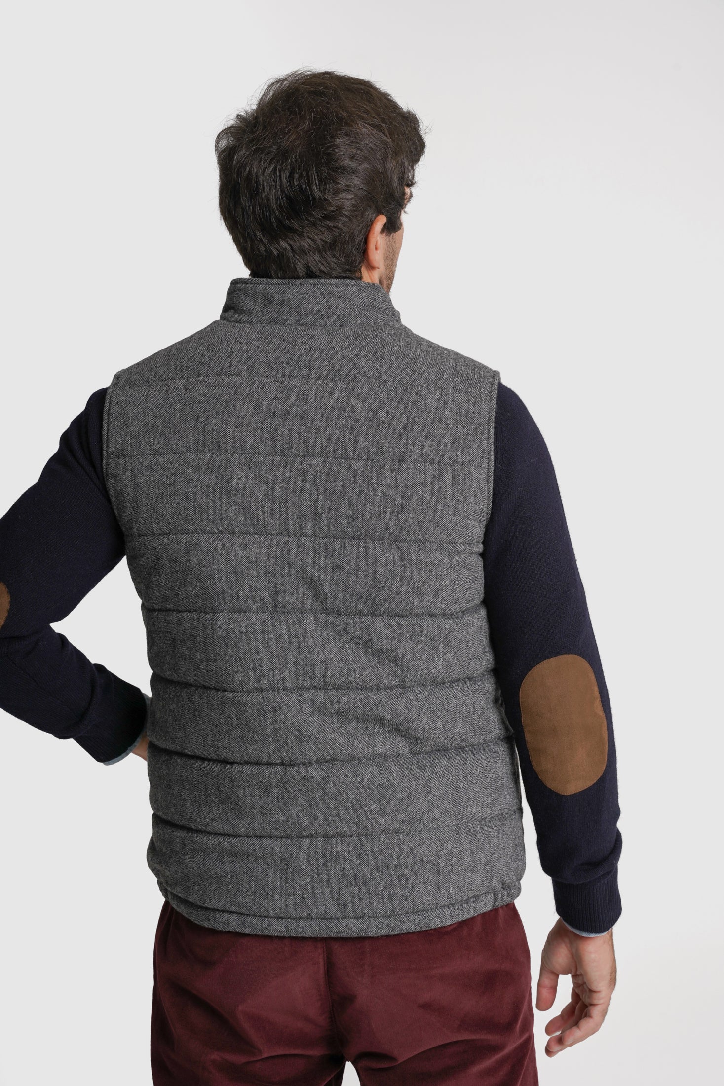 COLETE OUTROS REGULAR FIT CINZENTO LISO MR. BLUE