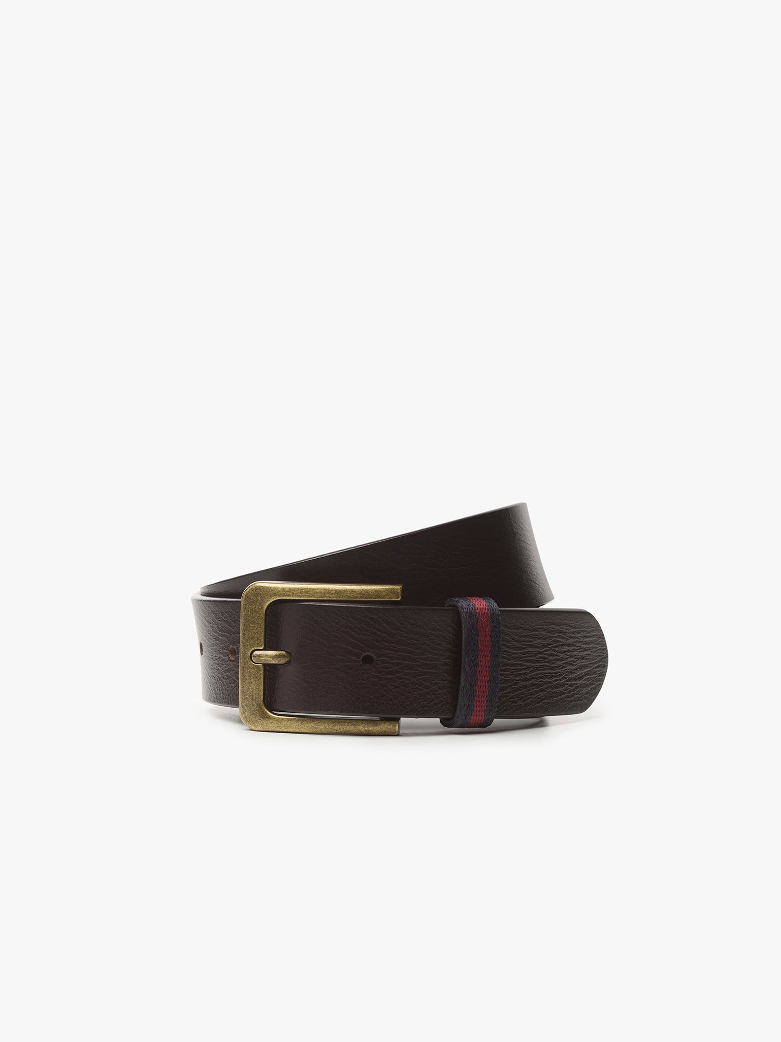 CINTO REGULAR FIT CASTANHO MR. BLUE