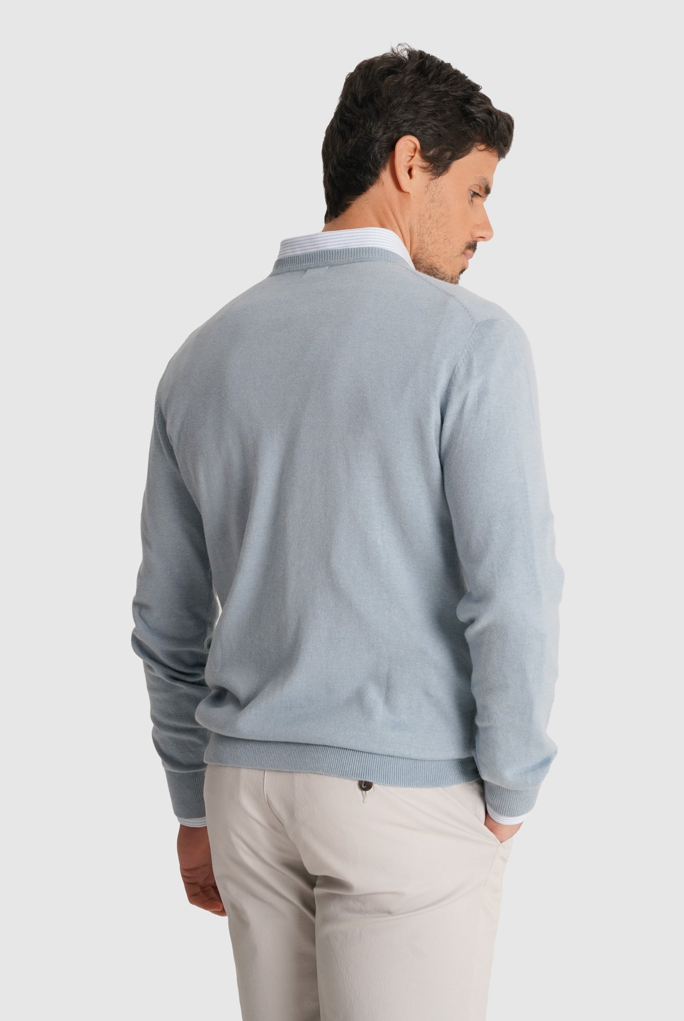 BLUE PULLOVER REGULAR FIT MR. BLUE
