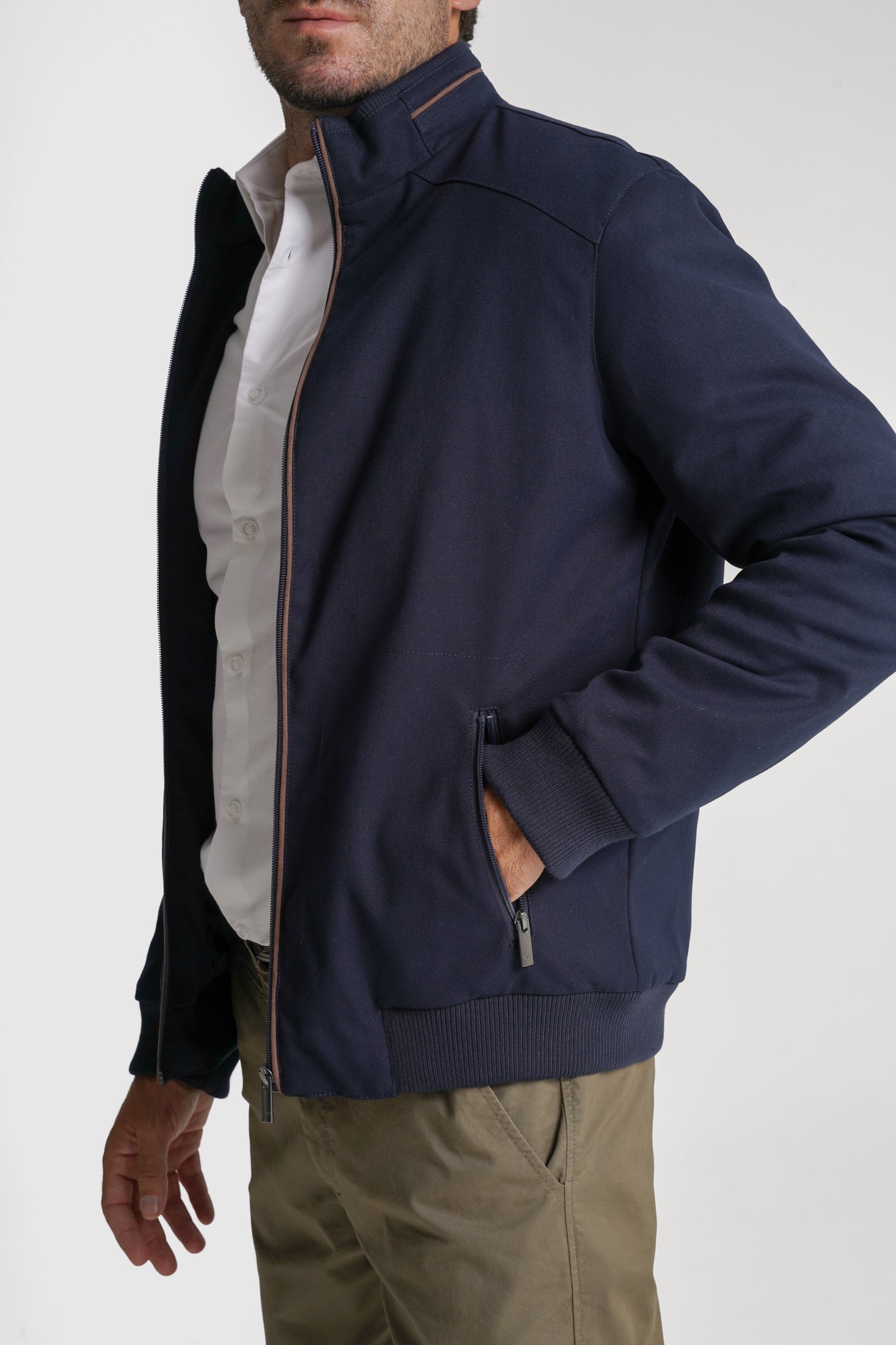 BLUSÃO OUTROS REGULAR FIT AZUL LISO MR. BLUE