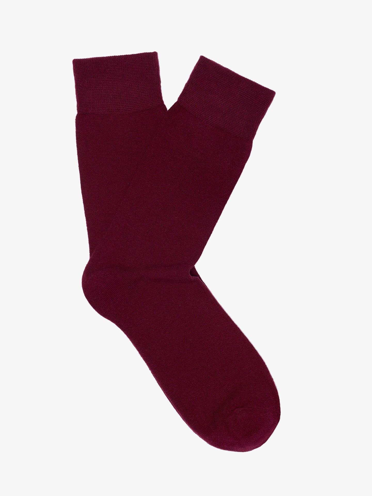 CALCETINES REGULAR FIT DE ALGODÓN BURDEOS MR. AZUL