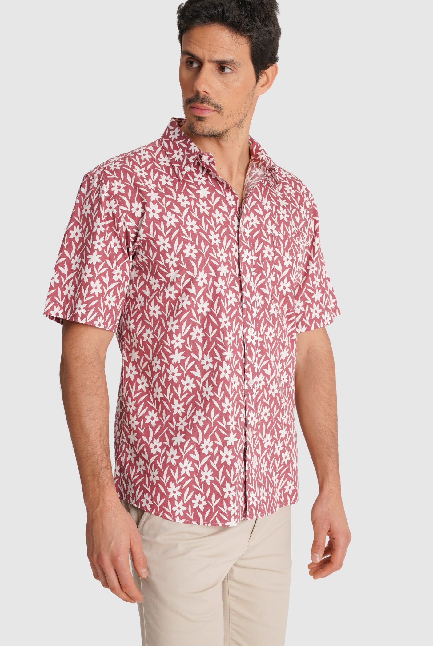 PINK SHORT SLEEVE REGULAR FIT MR. BLUE