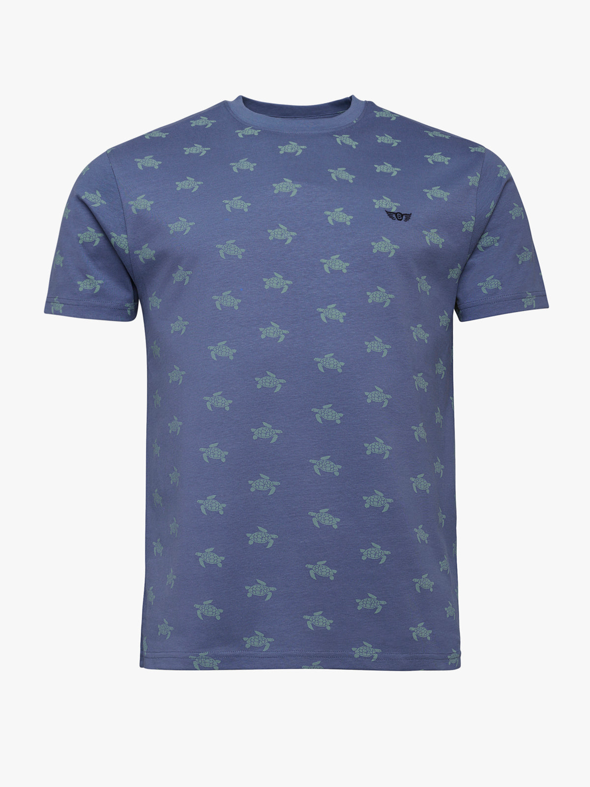 Mr. Blue 100% Cotton Blue T-Shirt