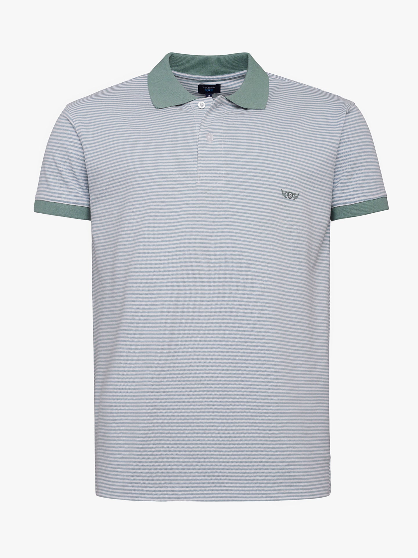 Polo de piqué de corte estándar de Mr. Blue