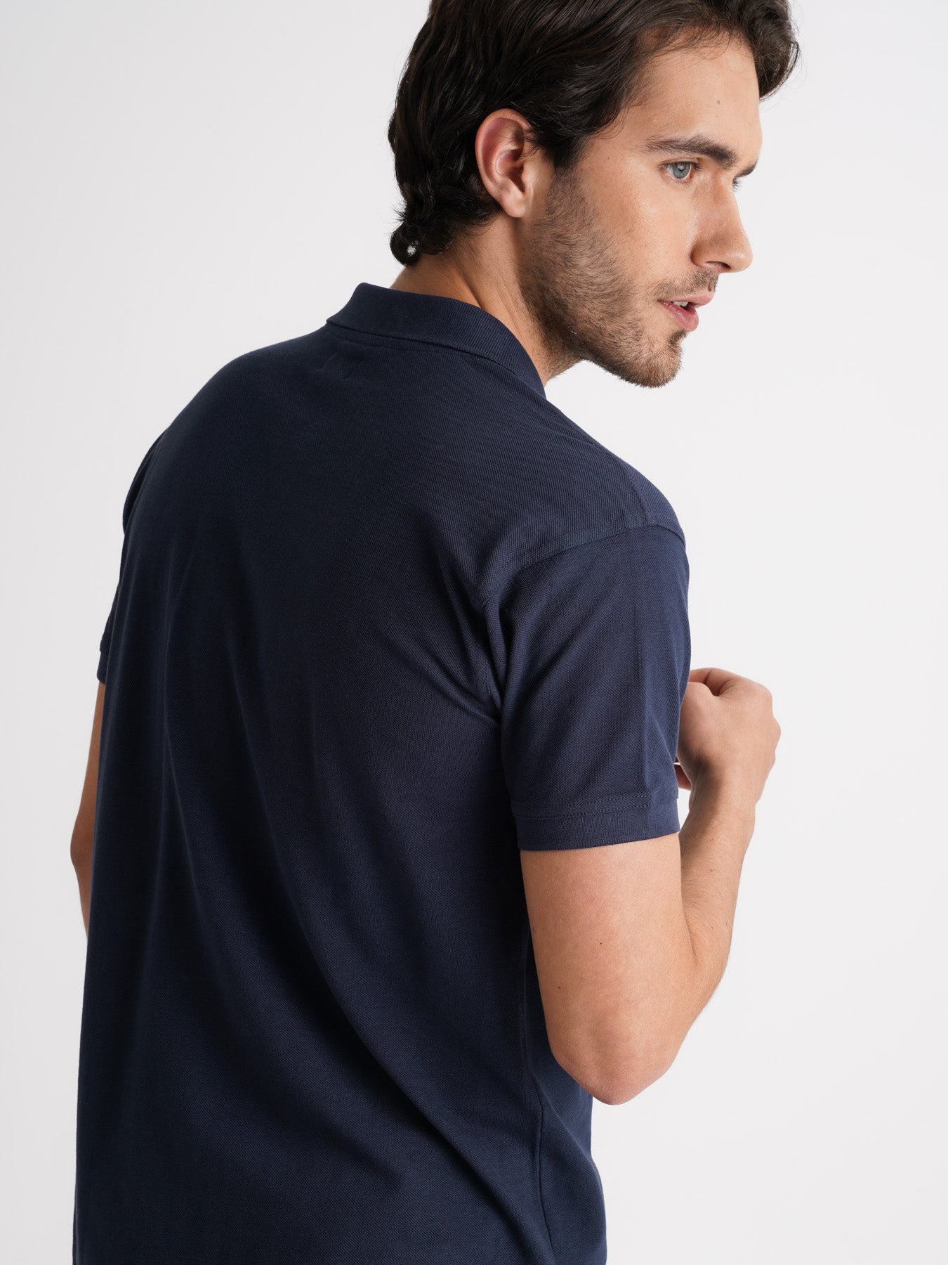 Mr. Blue Regular Fit Piquet Polo Shirt