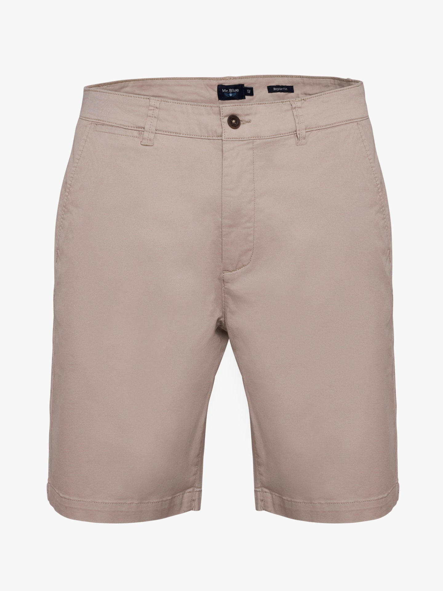 Regular Fit Beige Mr. Blue Shorts