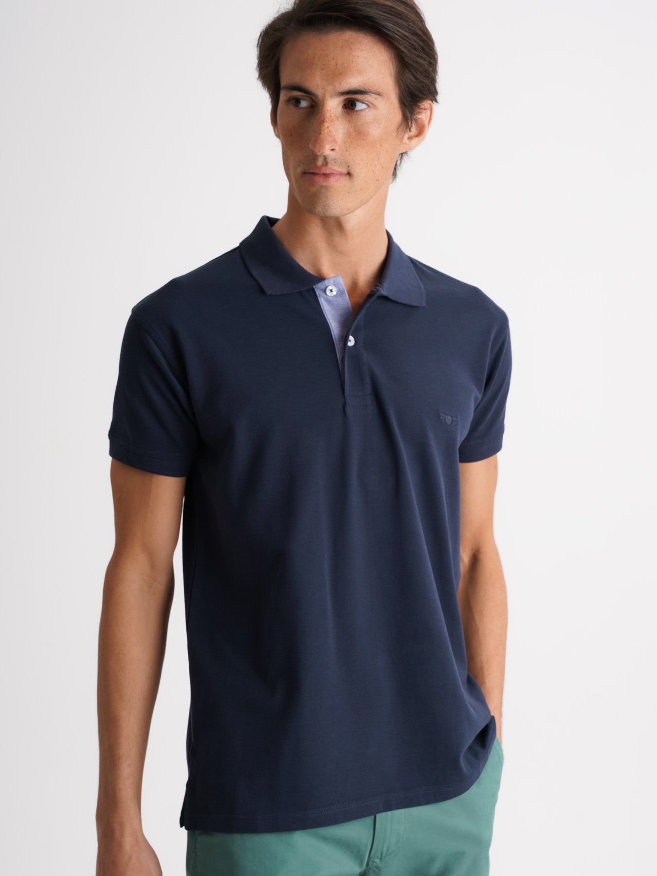 Mr. Blue Regular Fit Piquet Polo Shirt