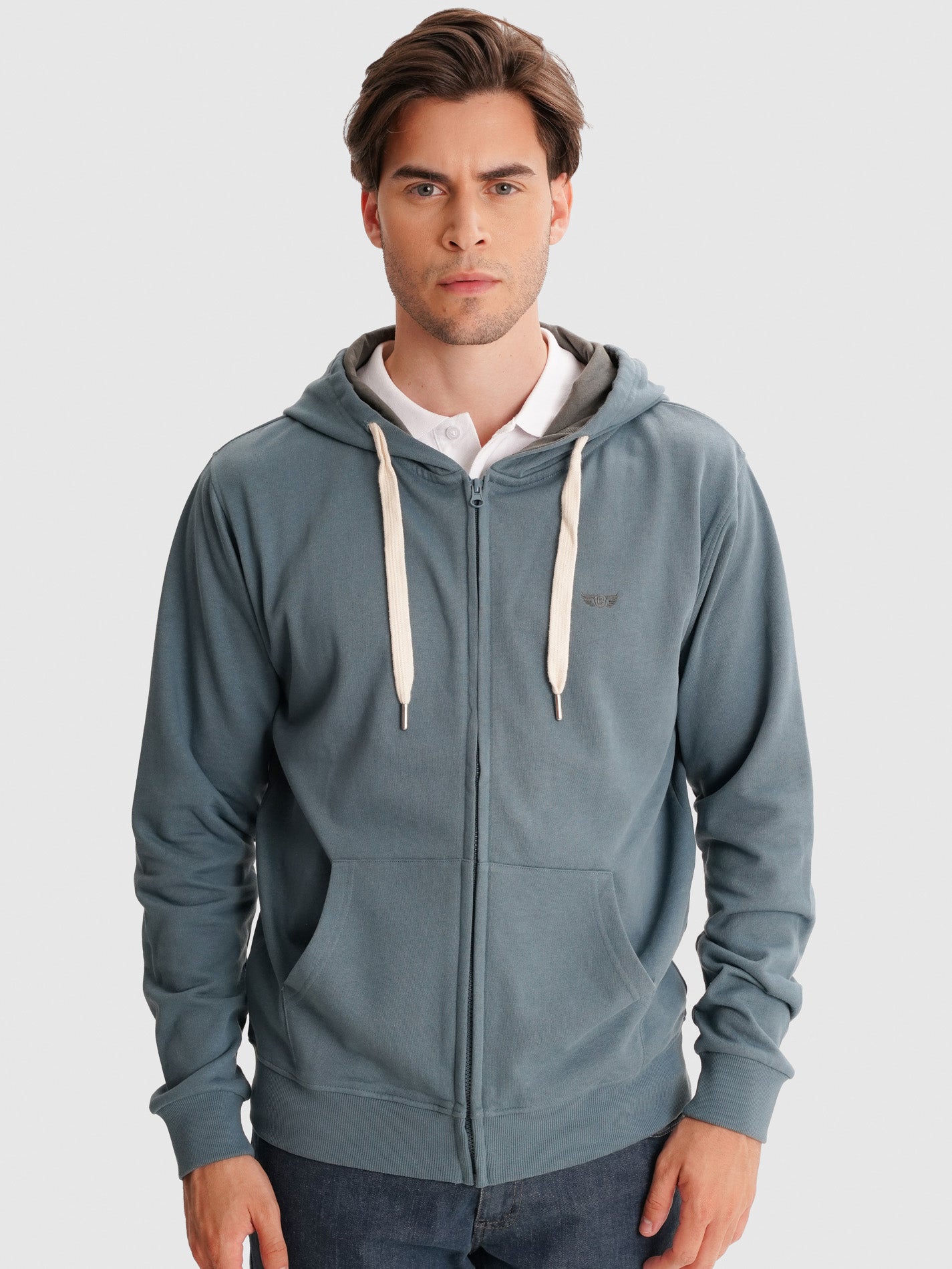 HOODIE AZUL REGULAR FIT MR. BLUE