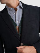 BLUE COTTON BLAZER LONG SLEEVE REGULAR FIT MR. BLUE