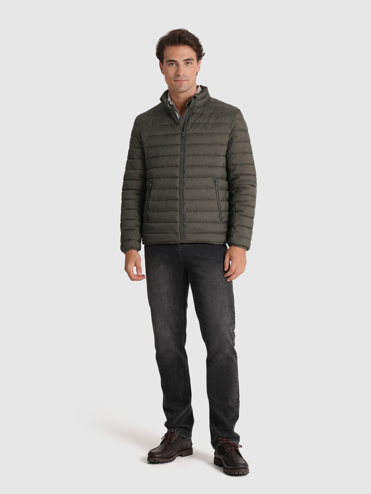 CHAQUETA VERDE REGULAR FIT MR. AZUL