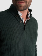LONG SLEEVE CASHMERE PULLOVER REGULAR FIT MR. BLUE