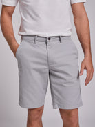 GRAY COTTON BERMUDA REGULAR FIT MR. BLUE