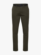 GREEN COTTON TROUSERS REGULAR FIT MR. BLUE
