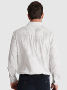 CAMISA ALGODÃO BRANCA MANGA COMPRIDA REGULAR FIT MR. BLUE