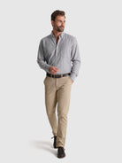 CAMISA FRANELA VERDE MANGA LARGA REGULAR FIT MR. AZUL