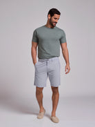 BERMUDA DE ALGODÓN AZUL REGULAR FIT MR. AZUL