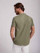 POLO VERDE MANGA CURTA REGULAR FIT MR. BLUE
