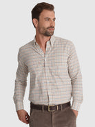 RED COTTON SHIRT LONG SLEEVE REGULAR FIT MR. BLUE