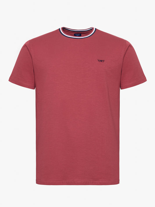 T-SHIRT BORDEAUX MANGA CURTA REGULAR FIT MR. BLUE