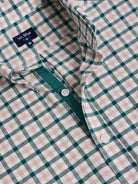 CAMISA ALGODÓN VERDE MANGA LARGA REGULAR FIT MR. AZUL