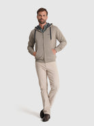 GREEN COTTON HOODIE LONG SLEEVE REGULAR FIT MR. BLUE
