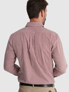 CAMISA ALGODÃO VERMELHA MANGA COMPRIDA REGULAR FIT MR. BLUE