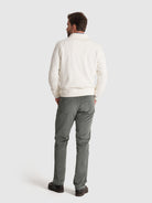 HOODIE ALGODÃO BRANCO MANGA COMPRIDA REGULAR FIT MR. BLUE