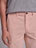 BERMUDA DE ALGODÓN NARANJA REGULAR FIT MR. AZUL