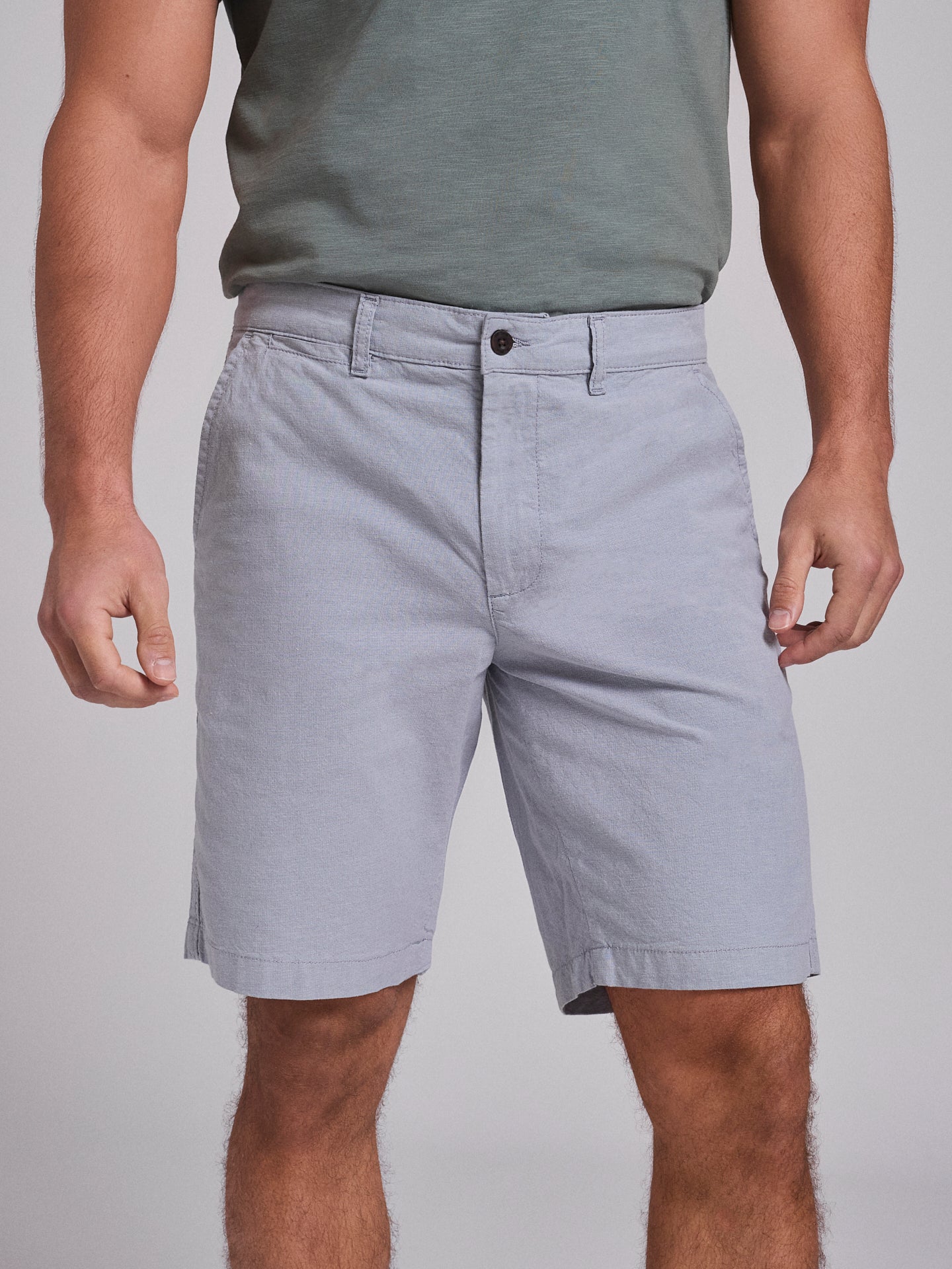 BERMUDA DE ALGODÓN AZUL REGULAR FIT MR. AZUL