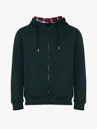 HOODIE ALGODÃO VERDE MANGA COMPRIDA REGULAR FIT MR. BLUE