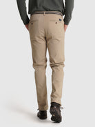 BEIGE COTTON SLIM FIT MR. BLUE