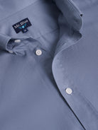 CAMISA ALGODÃO AZUL MANGA COMPRIDA REGULAR FIT MR. BLUE