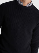 PULLOVER ALGODÃO AZUL MANGA COMPRIDA REGULAR FIT MR. BLUE