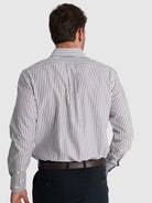 WHITE COTTON SHIRT LONG SLEEVE REGULAR FIT MR. BLUE