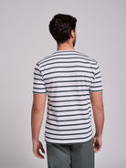 T-SHIRT ALGODÃO BRANCA MANGA CURTA REGULAR FIT MR. BLUE