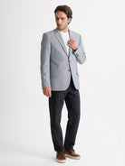 MANGA LARGA AZUL REGULAR FIT MR. AZUL