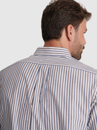 CAMISA ALGODÃO BRANCA MANGA COMPRIDA REGULAR FIT MR. BLUE