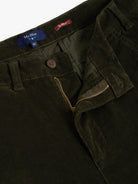 PANTALÓN DE ALGODÓN VERDE CLASSIC FIT MR. AZUL