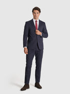 CINTO PRETO REGULAR FIT MR. BLUE