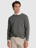 HOODIE ALGODÃO VERDE MANGA COMPRIDA REGULAR FIT MR. BLUE
