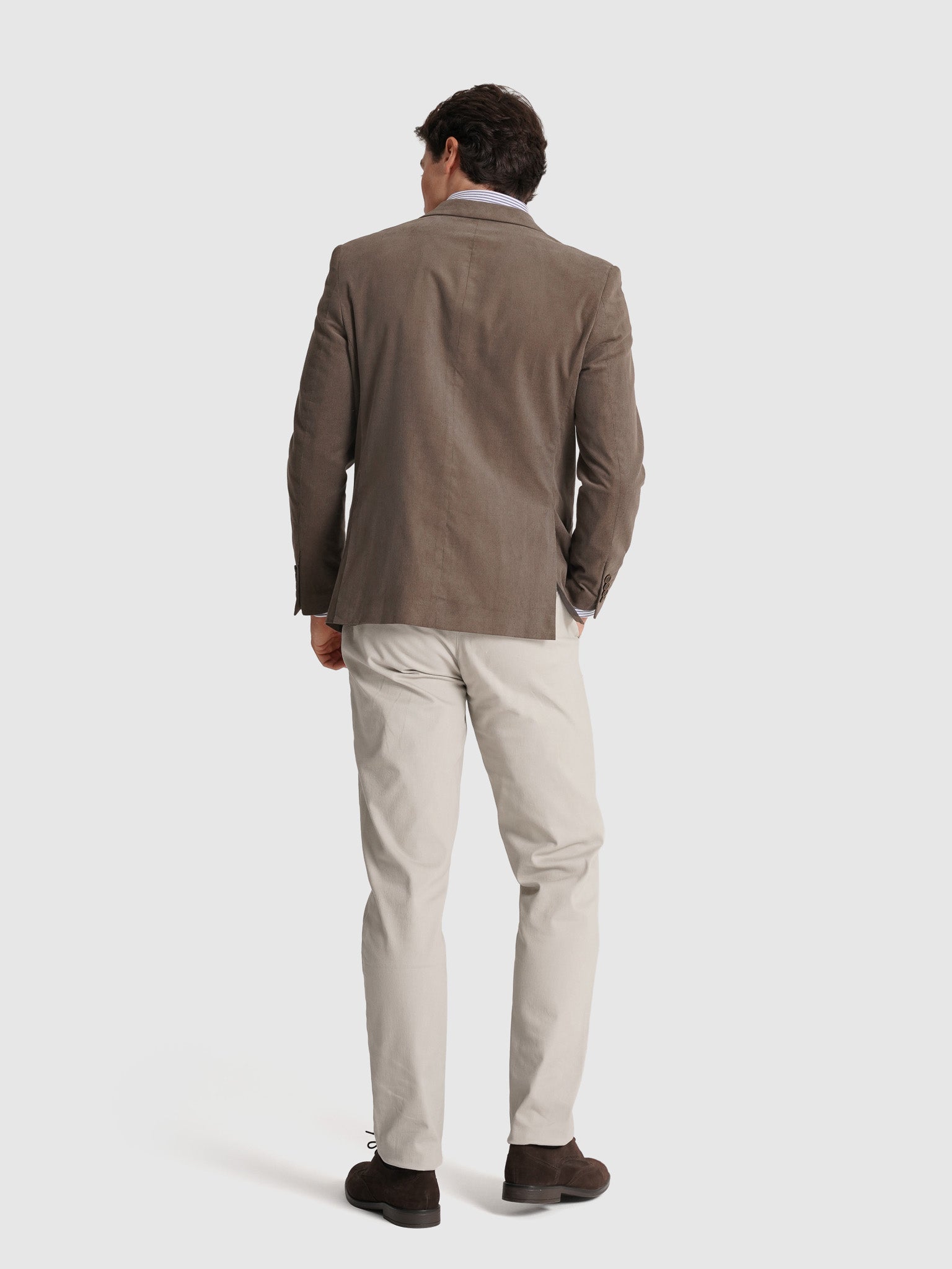 AMERICANA REGULAR FIT MARRÓN MR. AZUL